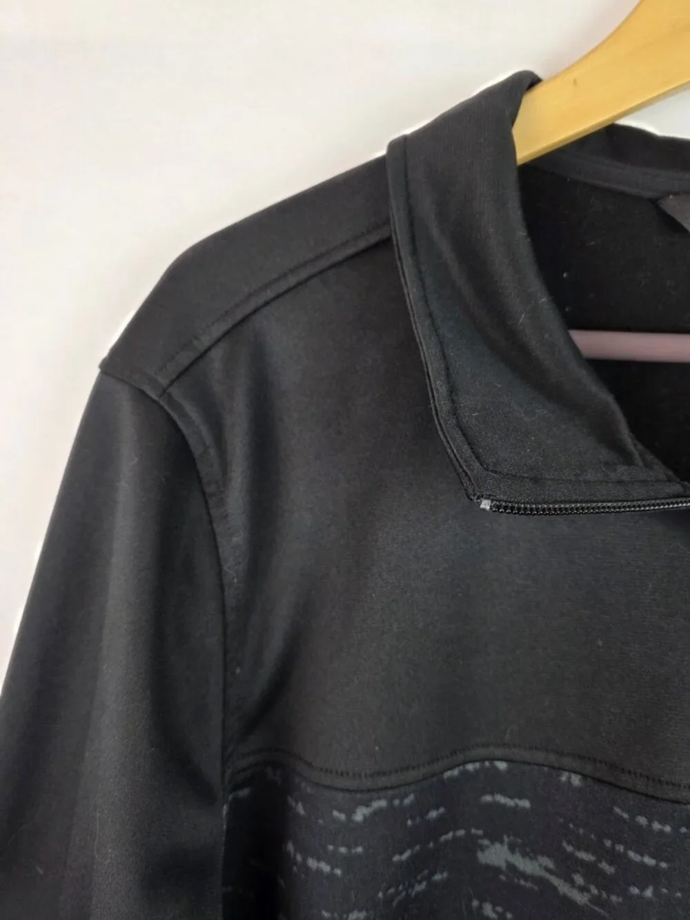 The North Face Mens Jacket Size Large Black Fleece Full Zip Jacket Long Sleeve